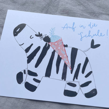 Einschulung - Zebra