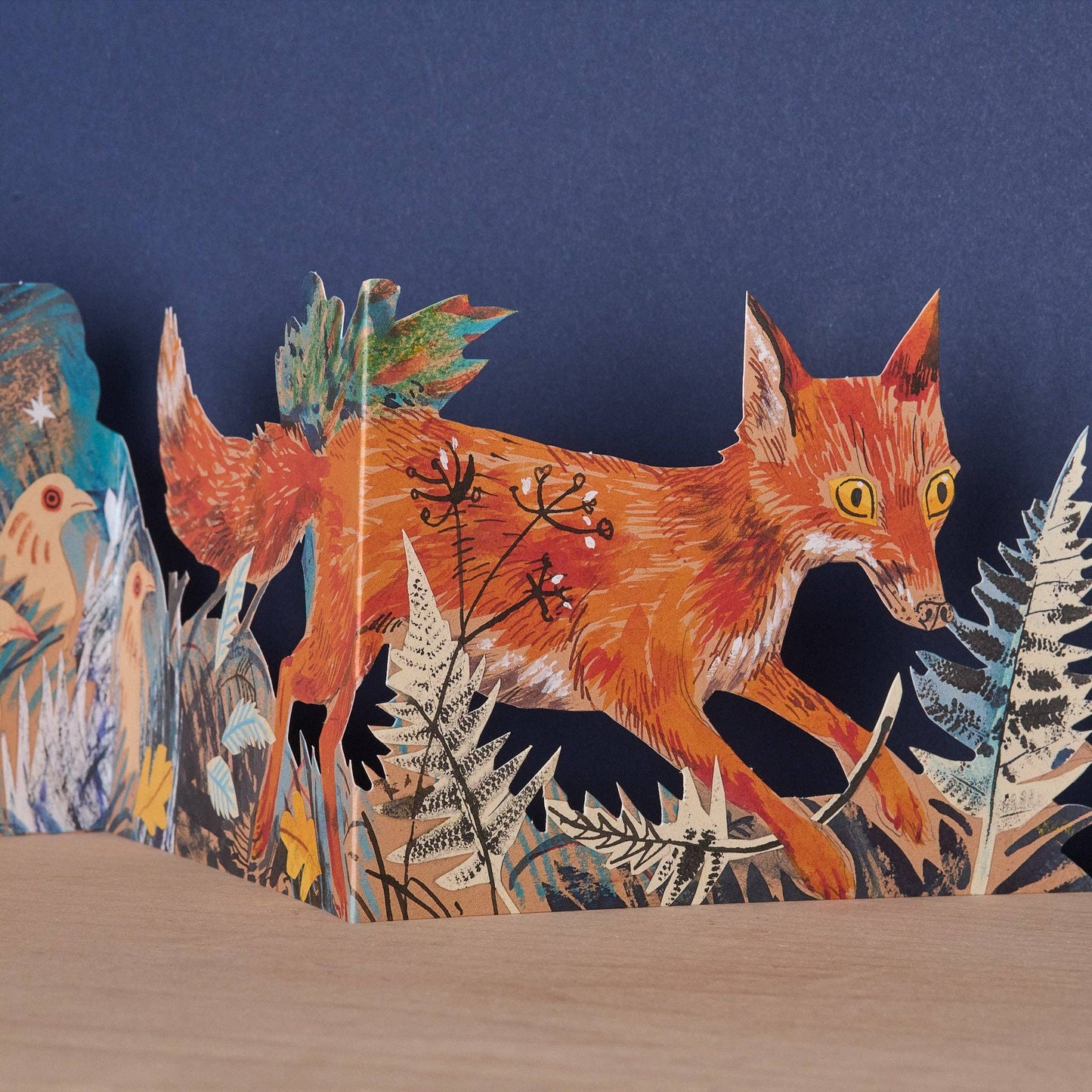 Gefaltete Karte - Fuchs