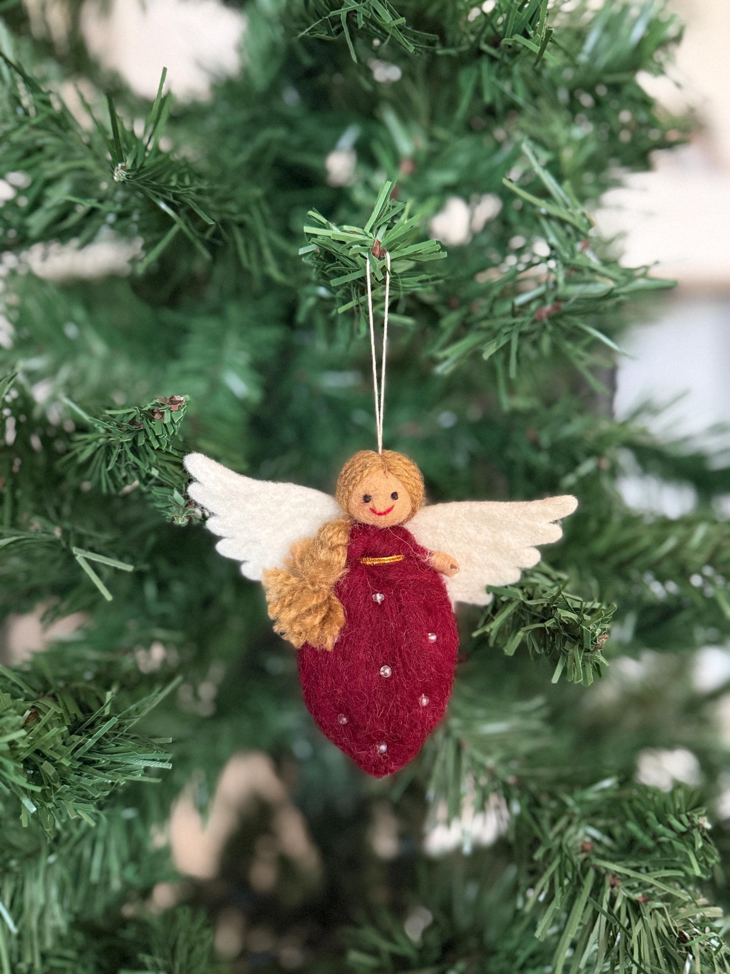 Filzdekoration - Weihnachtsengel