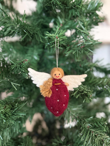 Filzdekoration - Weihnachtsengel