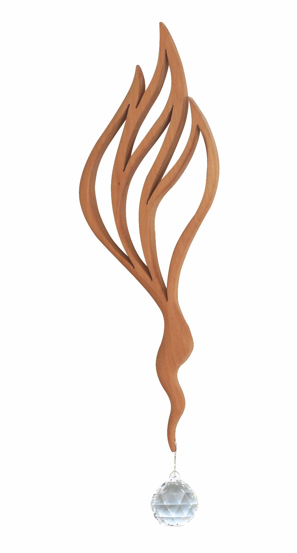 Fensterschmuck - Wurzelkraft mit Regenbogen-Kristall