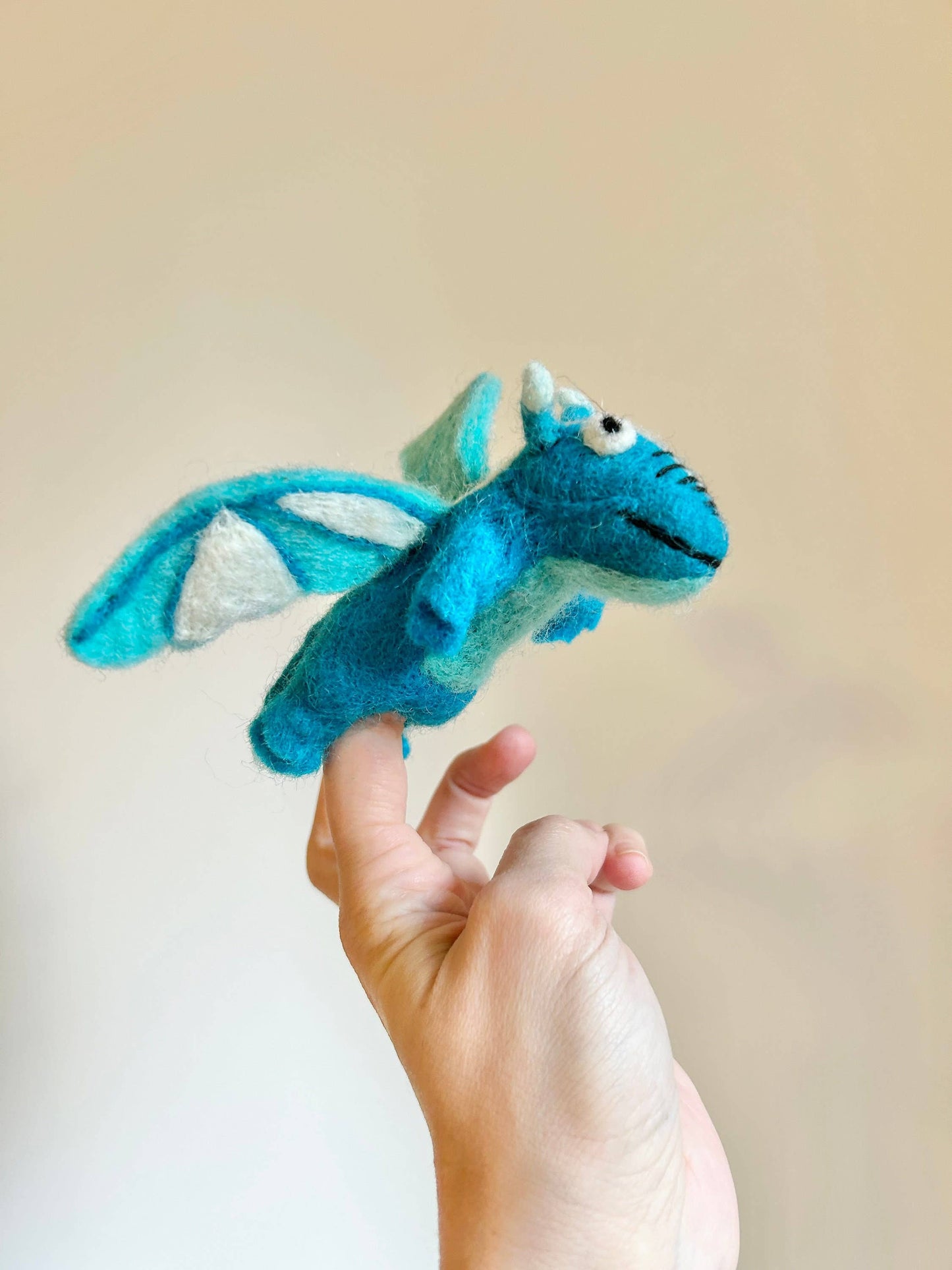 Filz-Fingerpuppe - Monster & Drache