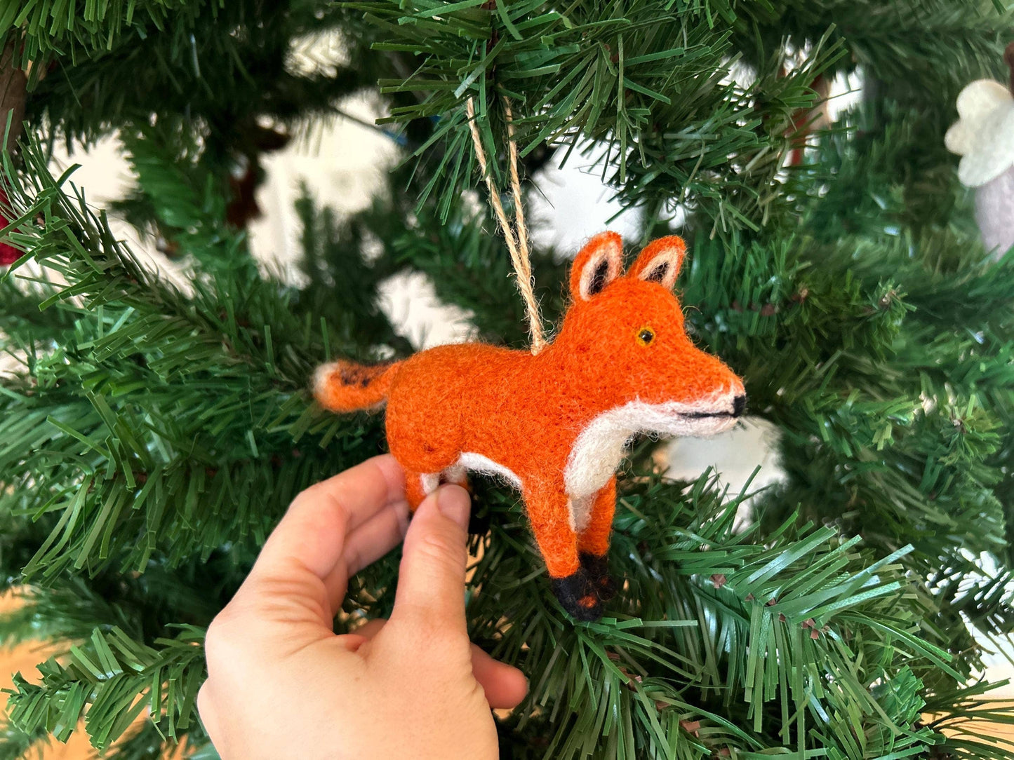 Filzanhänger - Fuchs Weihnachten