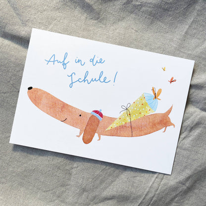 Einschulung - Dackel