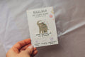 Mini-Bügelbild Elefant „Meine Fantasie ist ein Geschenk.“ von Liesels Wicht auf A7-Kärtchen
