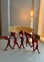 Bastelbogen Elfen mit Tannenzapfen von Tall Hat Tales
