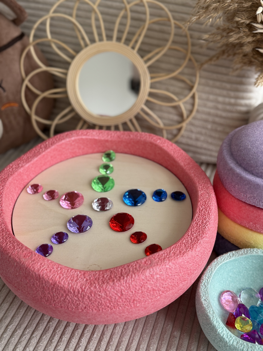 Funkelblume - Aktivitätsplatte kompatibel mit Stapelstein®