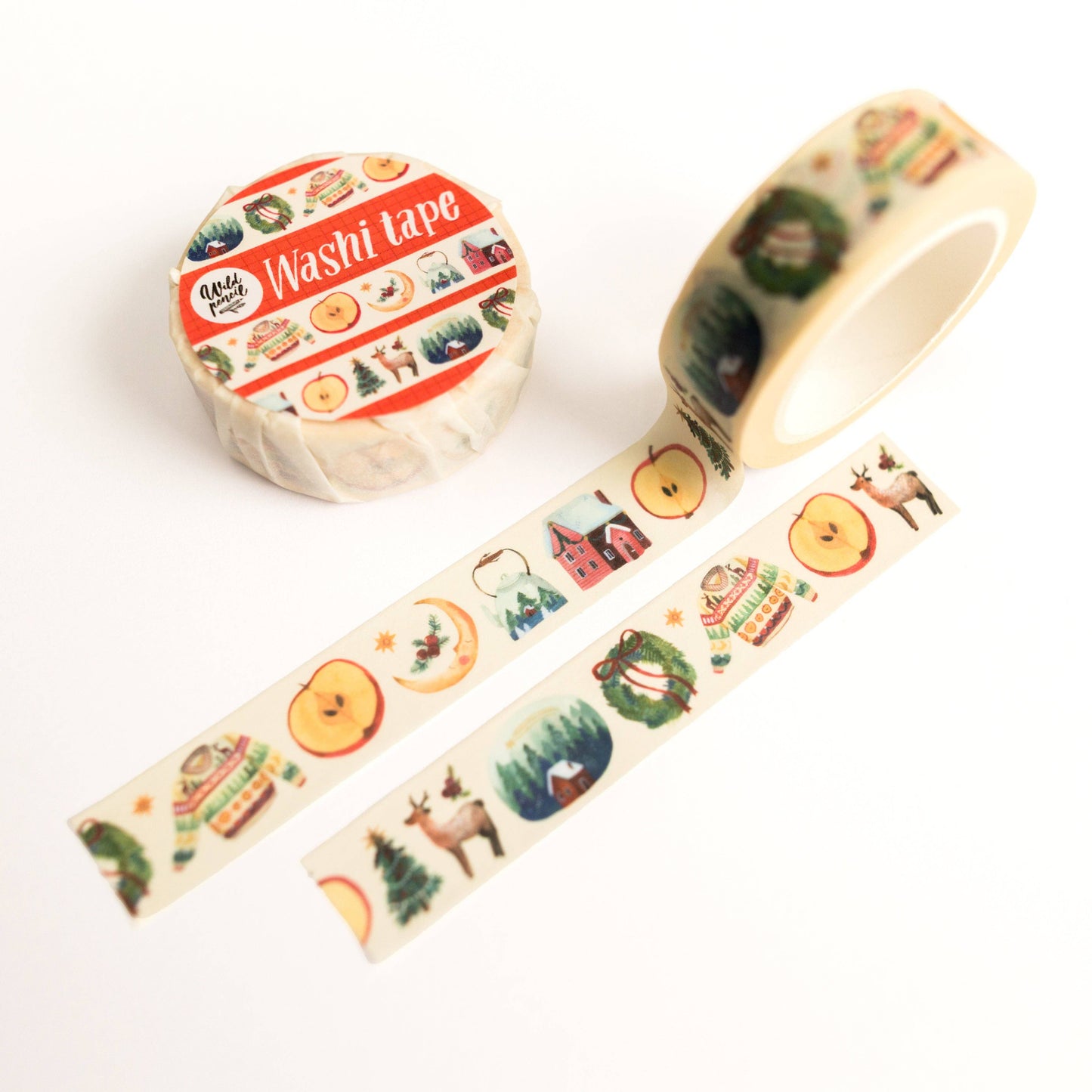 Washi Tape - Zu Hause an Weihnachten