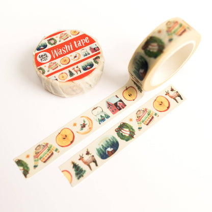 Washi Tape - Zu Hause an Weihnachten