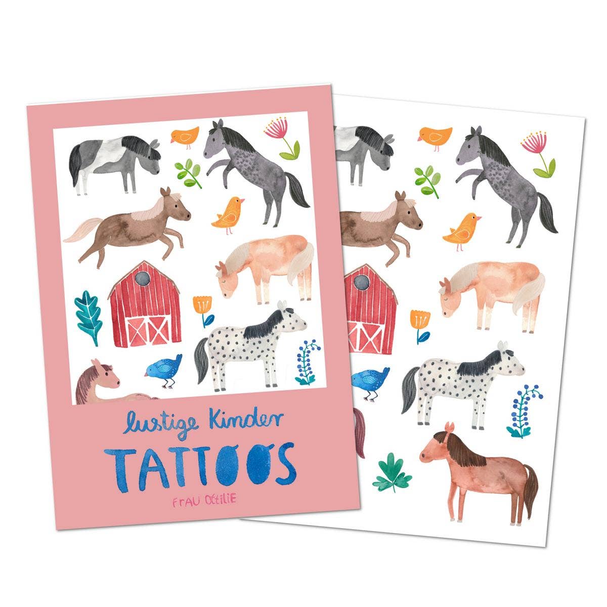 Kindertattoos - Pferde