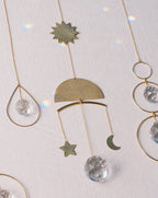 Sonnenfänger Sonne, Mond und Stern aus Messing von Srta.Bolitas