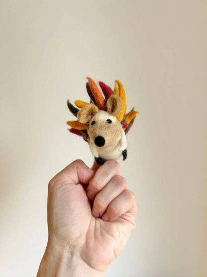 Filz-Fingerpuppe - Igel