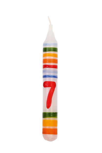 Kerze Zahl 7