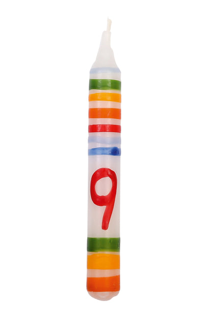 Kerze Zahl 9
