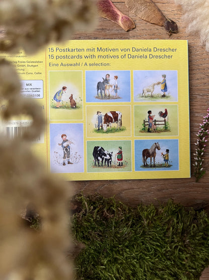 Postkartenbuch Alle meine Tiere