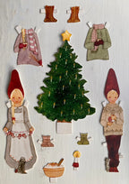 Ankleidepuppen Weihnachtselfen von Tall Hat Tales, Ansicht 3