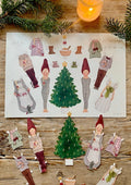 Ankleidepuppen Weihnachtselfen von Tall Hat Tales