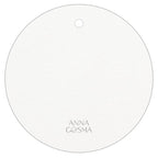 Geschenkanhänger „Your beautiful aura feels like sunshine“ von Anna Cosma, Rückseite mit Logo