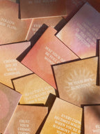 Kartenset „Be your own sunshine“ mit 15 Affirmationskarten von Anna Cosma, verschiedene Karten