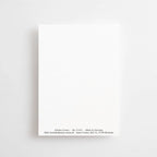 Postkarte „Make of yourself a light“ von Anna Cosma A6, Rückseite blanko mit kleinem Logo