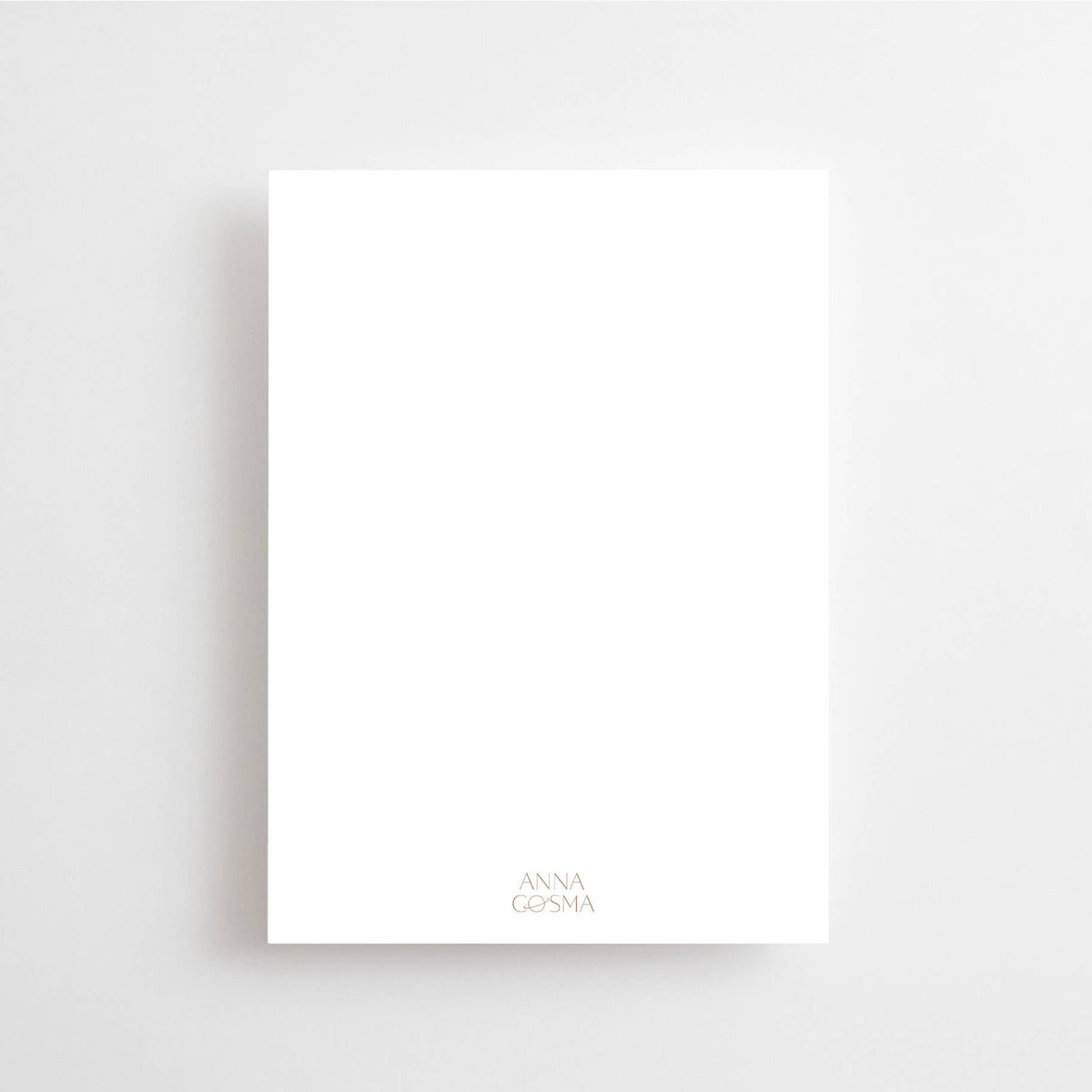 Postkarte „Trust the process“ von Anna Cosma A6, Rückseite