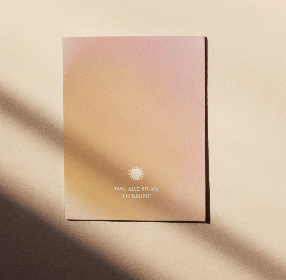 Postkarte You are here to shine – Solarplexus-Chakra von Anna Cosma A6, Stimmungsbild