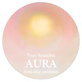 Vinyl-Sticker „Your beautiful aura feels like sunshine“ von Anna Cosma, Vorderseite