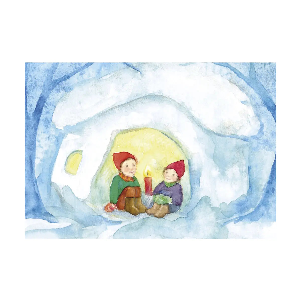 Kinder im Iglu
