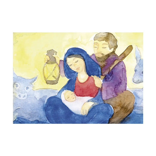 Maria und Josef im Stall