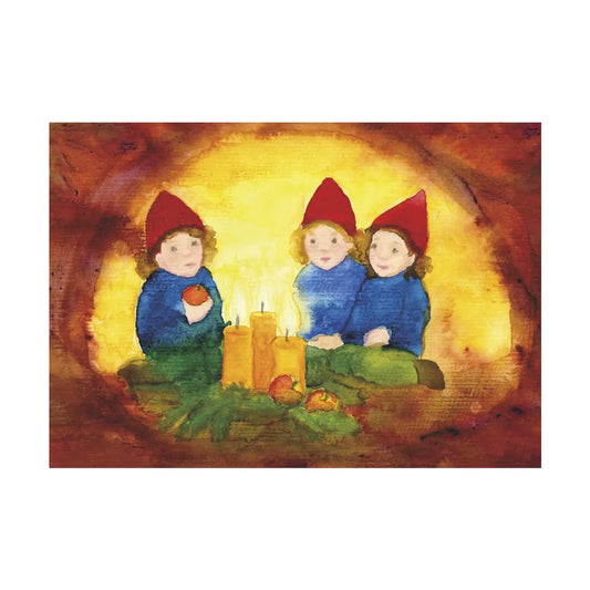 Zwerge, Äpfel und Kerzen