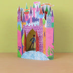 3D-Karte Märchenschloss von James Mayhew, seitliche Ansicht