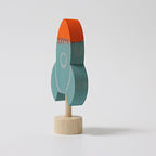 Grimm's Steckfigur Rakete auf dem Festtagsring, Foto