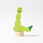 Grimm's Steckfigur Raupe auf dem Festtagsring, Foto