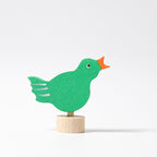 Grimm's Steckfigur singender Vogel auf dem Festtagsring, Foto