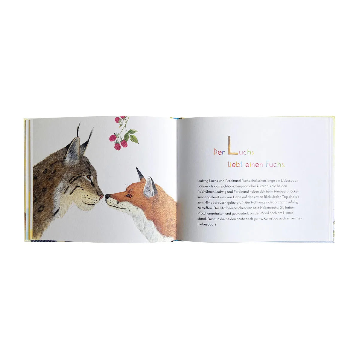 Atelier Baldrian & Hackel Bilderbuch Die kunterbunten ABC-Tiere, Blick ins Buch