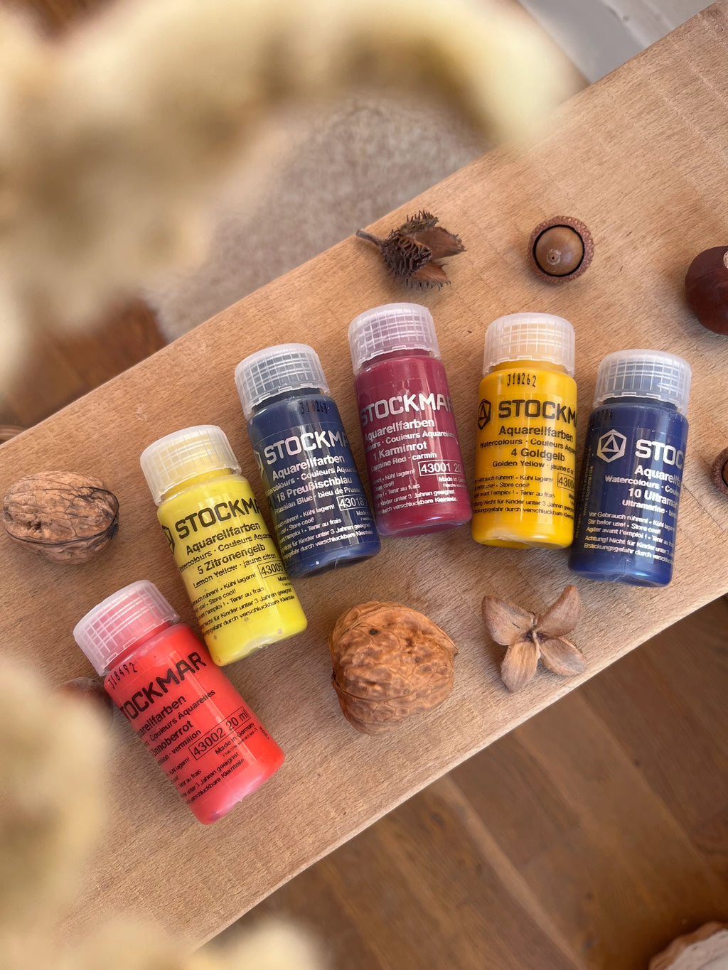 Stockmar Aquarellfarben Grundsortiment 6 Farben à 20 ml