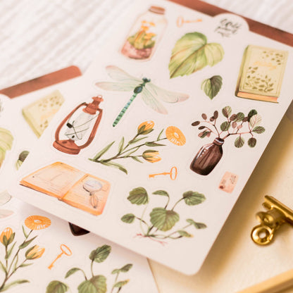 Stickerbogen - Botanica