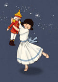 Postkarte Nussknacker Clara von Belle & Boo A6