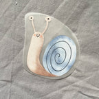 Bügelbild Schnecke mit Spiralhaus von Hannahs Firlefanz