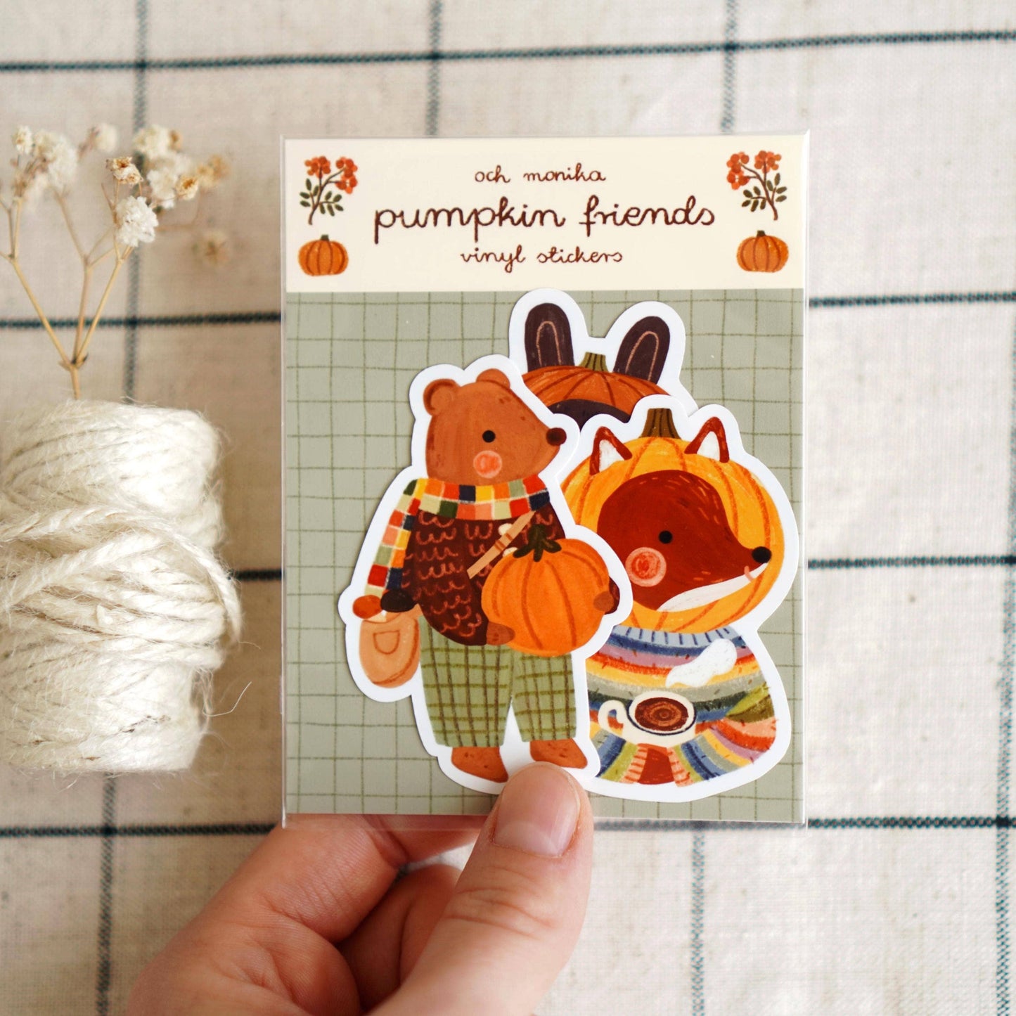 Sticker-Set - Kürbisfreunde
