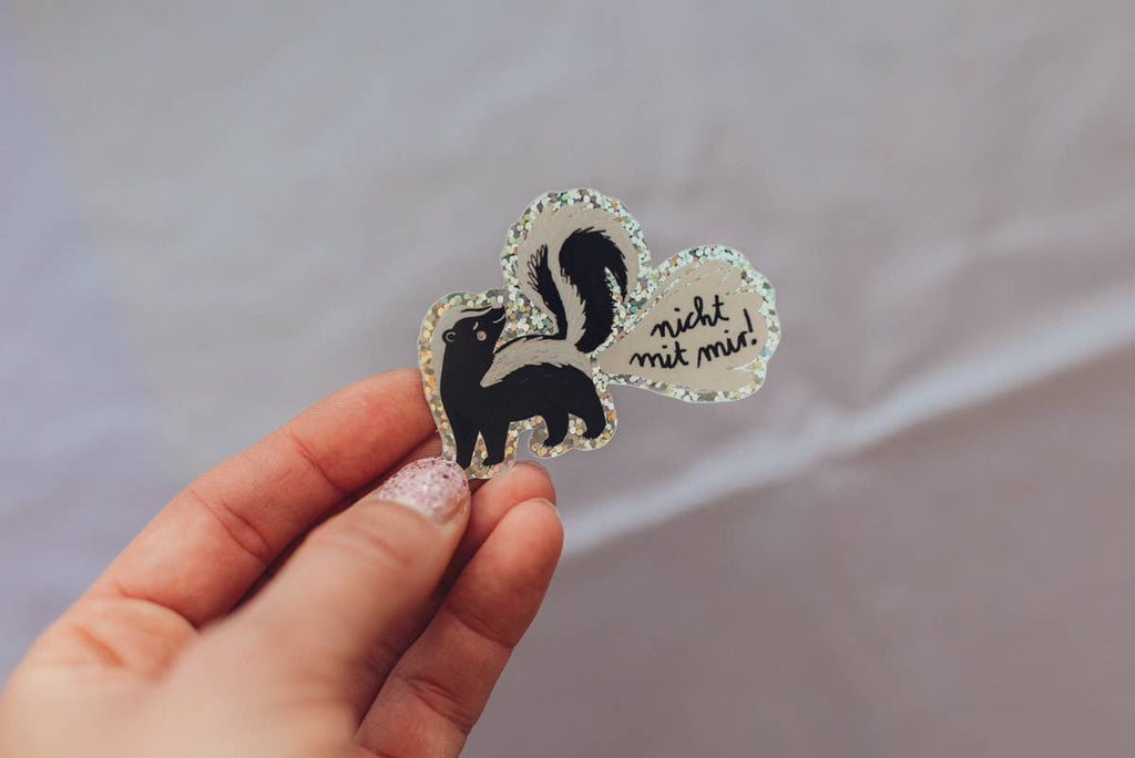 Glitzersticker Stinktier von Liesels Wicht, Ansicht 4