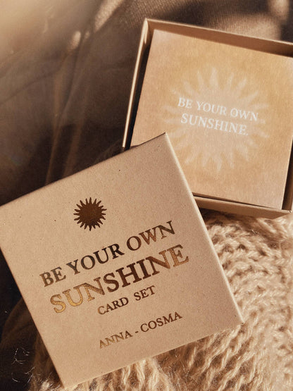 Be your own sunshine - Kartenset - 15 Karten mit Affirmationen