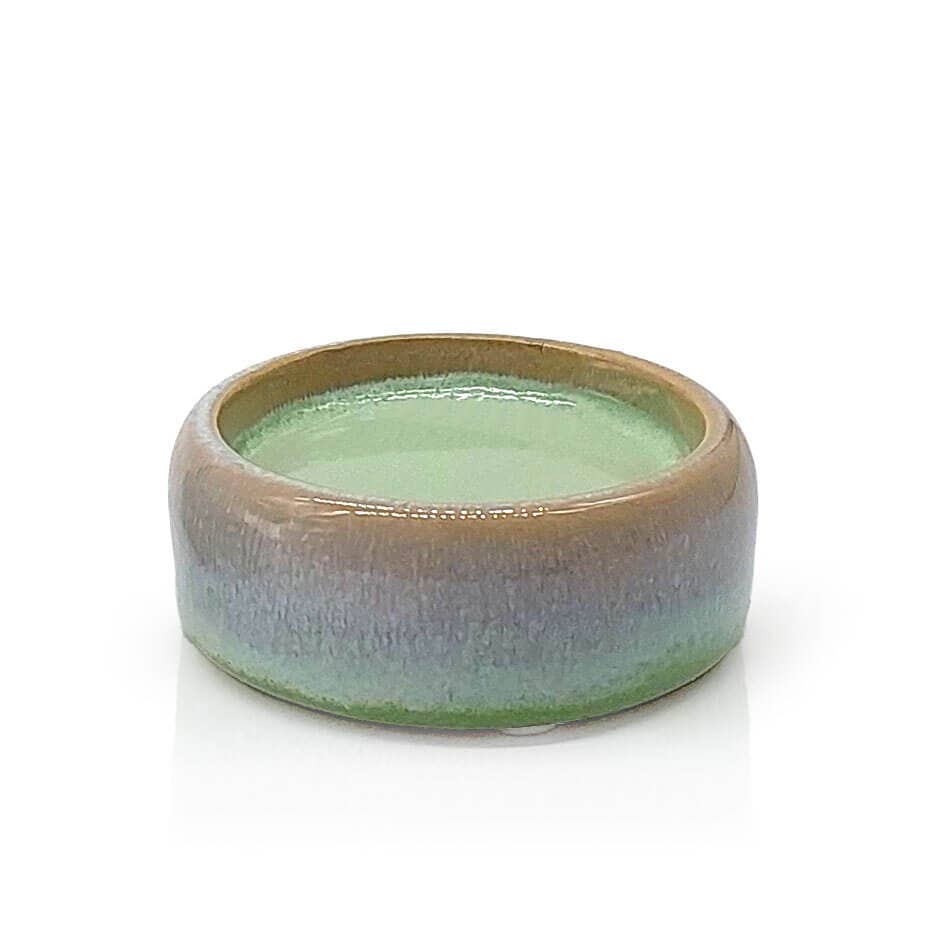 Kerzenteller klein, türkis