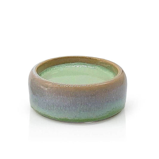 Kerzenteller klein, türkis