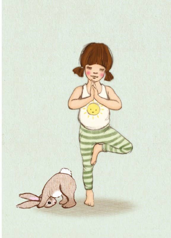 Postkarte Baumpose von Belle & Boo A6