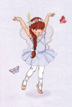 Postkarte Schmetterlingsmädchen von Belle & Boo A6