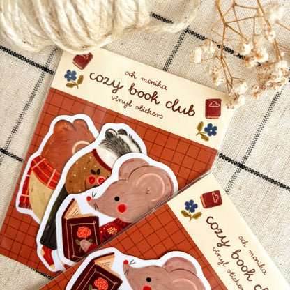 Sticker-Set - Gemütlicher Buchclub