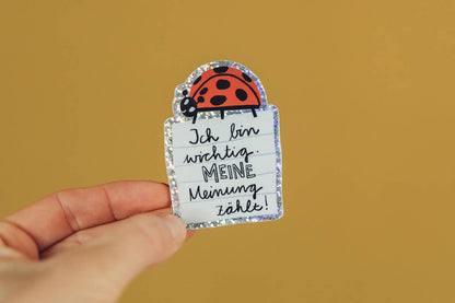 Sticker - Marienkäfer - Ich bin wichtig