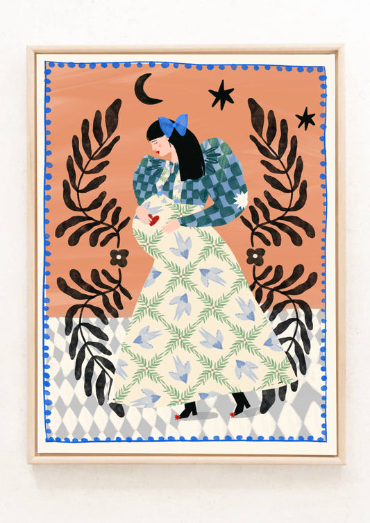 Print - Folk Schwangere