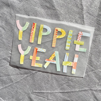 Bügelbild - Yippie Yeah